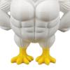 3D-печатная фигурка мышечной курицы Забавная крутая статуэтка петуха в солнцезащитных очках Коллекционная статуэтка мускулистого петуха Настольное украшение для дома Офиса Исполнительного стола
