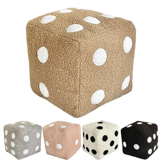 Dice Pillow Simulation Dice Plush Pillow Cubic Cube Plush Cushion Stuffed Sofa