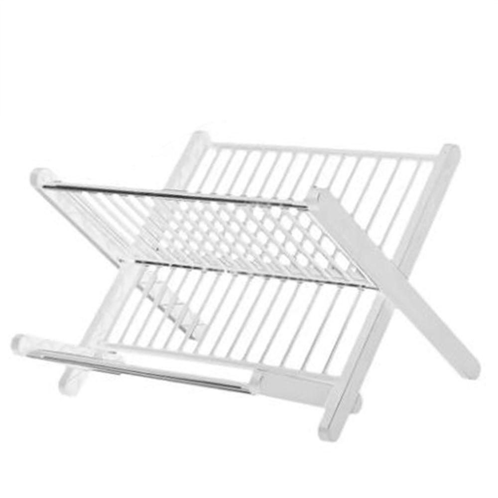 Пластиковая складная сушилка для посуды большой вместимости, держатель для сушки столовой посуды, сушка над раковиной