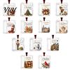 Christmas Cash Ornament with Lanyard Gift Ornament, Clear Acrylic Money Holder, Holiday Xmas Holder Tree Hanging Decoration, Funny Ways to for