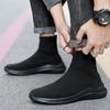 High-Top Sock Sneakers Men Trendy Hip-Hop Sports Shoes Women Mesh Breathable Jogging Shoes Oversize Walking Shoes Male Footwear