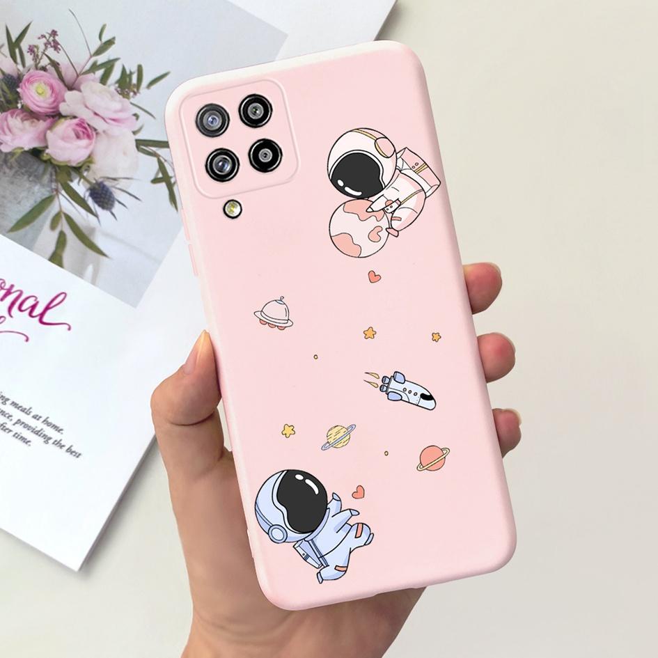 Для Samsung Galaxy A22 5G Чехол SM-A226B Задняя крышка Милый Астронавт Силиконовый Мягкий Чехол Для Samsung A22 4G A22s SM-A225F A 22 Para
