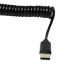 USB 3.1 Type-C Male to USB 2.0 Male Spirals Coiled Adapter Cable Spring Telescopic Extension Cable For Data Sync Charger