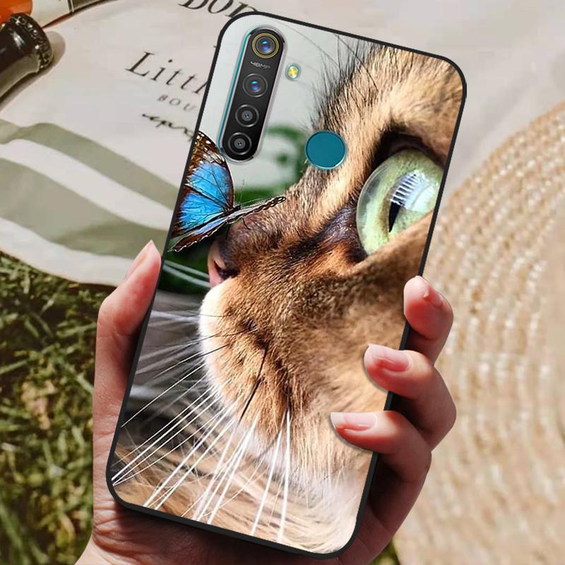 Чехол для Oppo Realme 5 Pro Силиконовая задняя крышка Чехол для телефона для Oppo Realme 5i 5S 5 Pro Чехлы Realme5 Pro 5i 5S Мягкий бампер coque