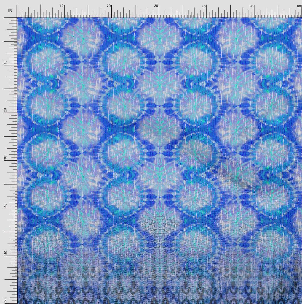 Soimoi Ткань японский креп-сатин Tie & Dye для декора панелей Ткань напечатанная метр 42 дюйма