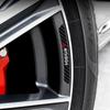 4Pcs Car Logo Wheel Hub Rim Strip Sticker Accessories For Mitsubishi 9 Ralliart EX ASX L200 Colt Outlander Pajero Lancer Eclipse