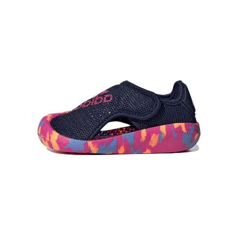 Adidas Прочные спортивные сандалии с низким верхом Детские сандалии Черные Синие Розовые H06440