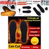 Comfortable Electric Heated Shoe Insoles For Winter With Foot Warmer Pads