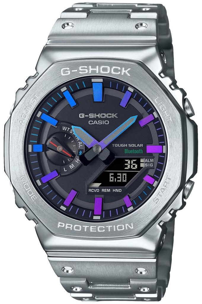 Casio Серебряные часы G-Shock GM-B2100PC-1AJF Мужские
