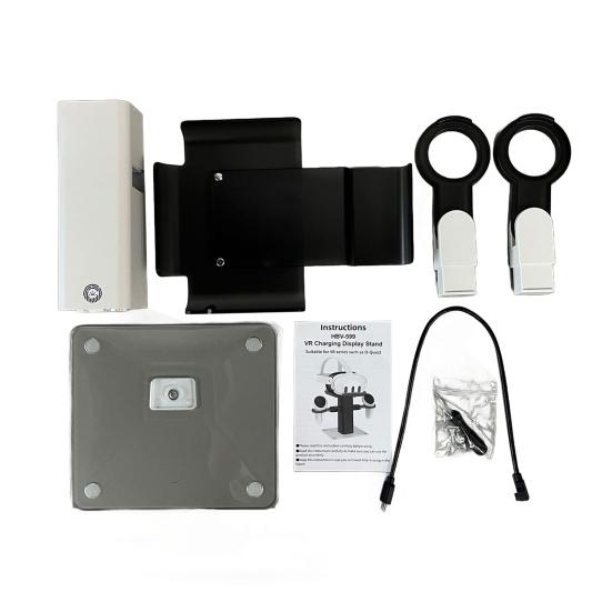 RGB VR Charging Dock Controller Mount Adjustable Design VR Charging Station Headset Display