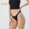 Women Underpants Low Waist Solid Color Thong Seamless High Elasticity Underwear One-piece Triangle Briefs Bikini Panties