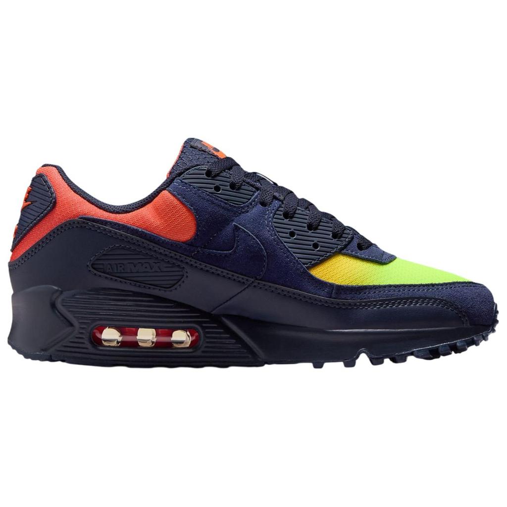 Nike Air Max 90 Low top Running Shoes Unisex Blue Orange DM0029-700