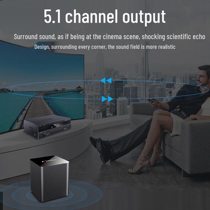 Встраиваемая потолочная система домашнего кинотеатра SANSUI T2