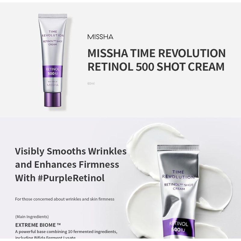 MISSHA Крем-укол Time Revolution Retinol 500