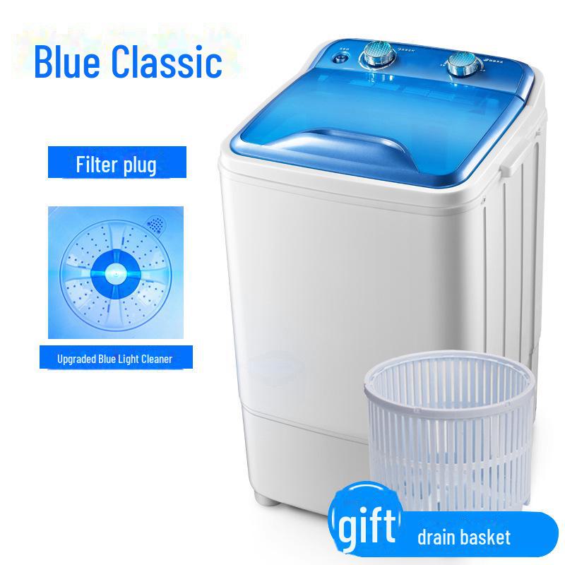 Полуавтоматическая мини-стиральная машина большой емкости для использования в общежитии