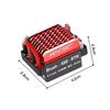 60A ESC Remote Control Car ESC Brushed Electric Speed Controller 6V/2A BEC Replacement for 1/10