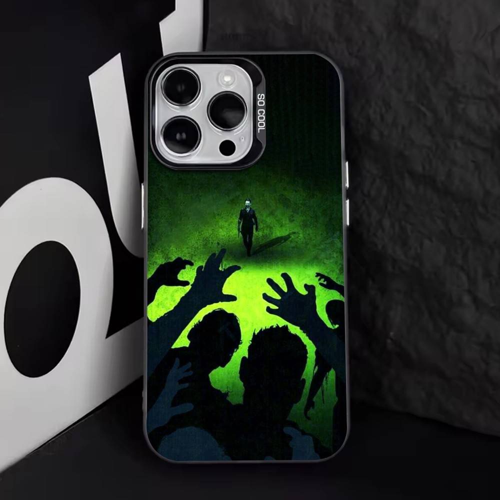 Left 4 Dead 2 Phone Case For iPhone 17,16,15,14,13,12,11 Plus,Pro Max,XS,Colorful Silver Phone case Funda Cover