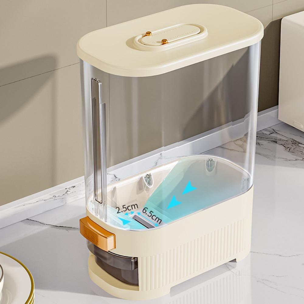 Герметичный контейнер для риса большой вместимости 6/11 кг, ведро для хранения порошка, новая кухонная коробка для хранения