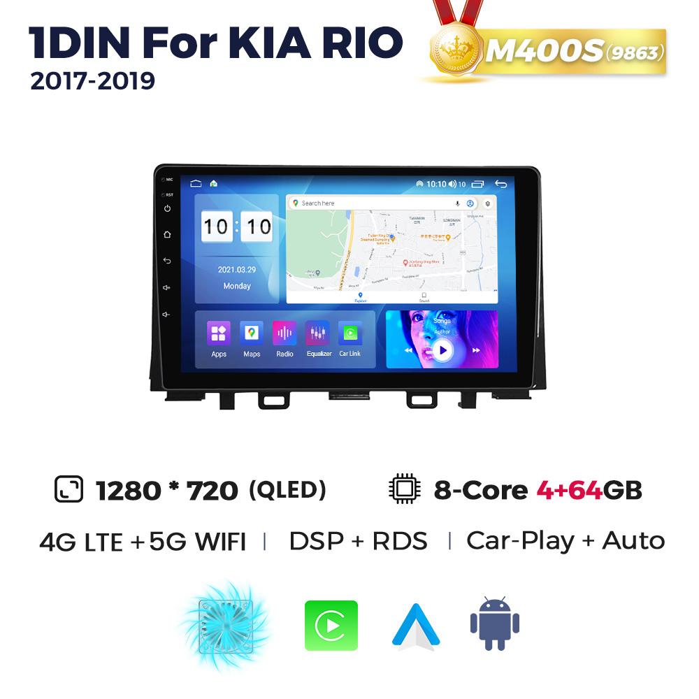 Navifly 9'' 1Din головное устройство Android автомобильное радио стерео для Kia RIO YB KX Cross 2016-2020 Авто Аудио Видео Плеер Умная Система GPS