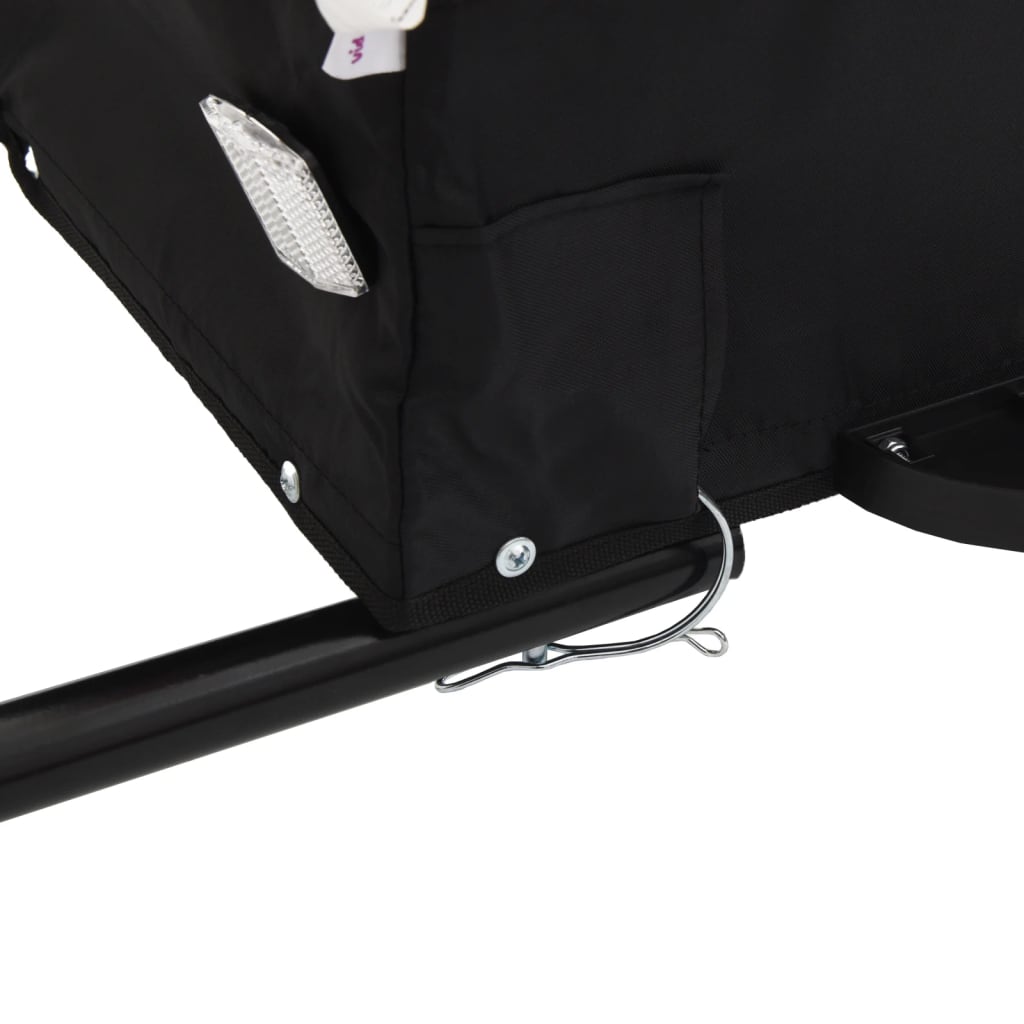 Bicycle Trailer Black and Blue 45 kg Iron