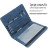 Luxury Spanish Anti-Magnetic Leather Passport Holder with Multi-Card Slots