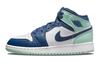 1 Mid Mystic Navy Mint Foam GS 554725-413