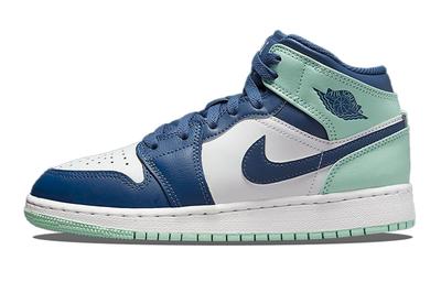 1 Mid Mystic Navy Mint Foam GS 554725-413