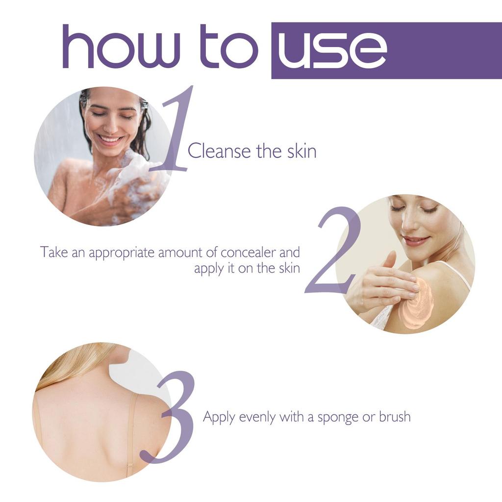 West&Month Body Concealer Водонепроницаемый маскирующий тату, шрамы, родимые пятна, невидимый консилер для тела