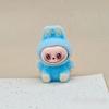 Three-dimensional Flocking Keychain Pendant Cute Bag Accessories Doll Cartoon Ornament
