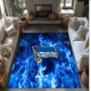 hertha bsc FC Soccer Football Pattern Soft Area Rug Non Slip Indoor Floor Carpet Sports Decor Mat for Bedroom