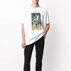 Off-White Fw20 Pascal Painting Print Short Sleeve T-Shirt Men Tops White OMAA038F20FAB0150155