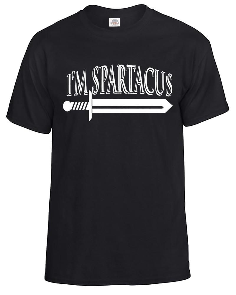 Мужская футболка Spartacus без исторических персонажей, забавная подарочная футболка