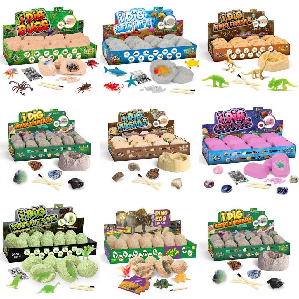 Exciting Dino Egg Dig Up Mining Kit Ideal For Kids Stem Learning And Fun Activities