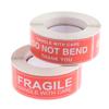 250Pcs Fragile Warning Stickers Handle With Care Do Not Bend Sign Package Decal