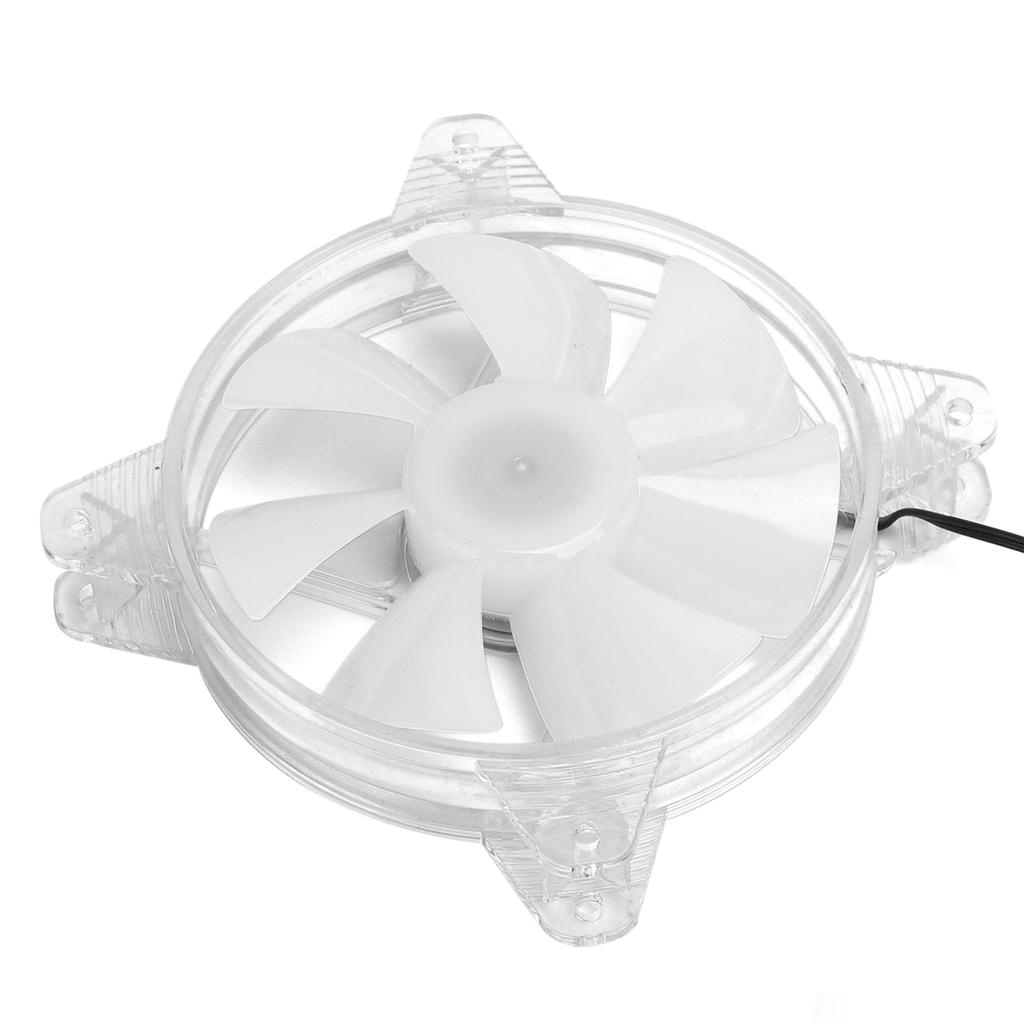 Computer Cooling Fan 4 Pin Colorful LED High Performance with Hydraulic Bearing 120mmBlue