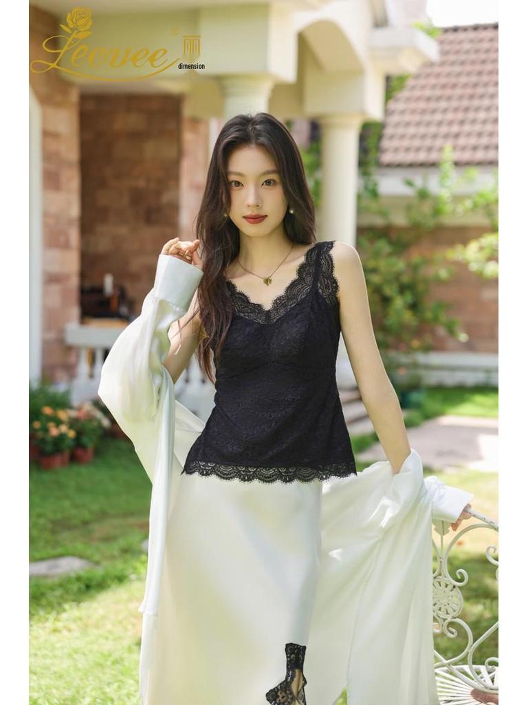 Кружевной бюстгальтер-майка Livi без косточек, питающий кожу, со съемными вкладышами - Универсальная майка 25031