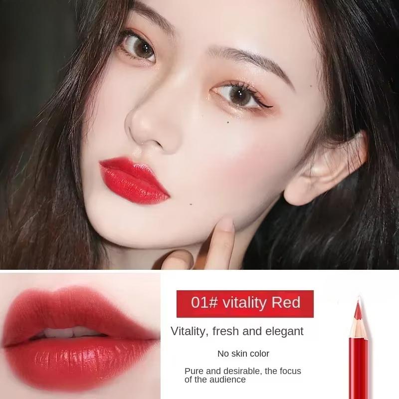 3D Красный матовый карандаш для губ Plumping Stain Lipstick Natural Lip Liner Pro Outline The Lips Contour Make Up Водостойкий Nude Pink