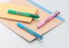Mitsubishi Pencil Ballpoint Pack of 10 2-Color Pen, Clifter, 0.7mm, Transparent, SE2254.T,