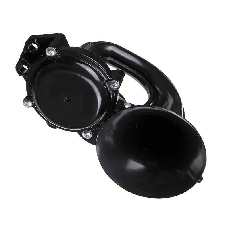 Громкая одиночная труба 120 дБ, воздушная сирена в виде улитки, стайлинг автомобиля, водонепроницаемый динамик, универсальный для автомобиля, грузовика, автобуса, фургона