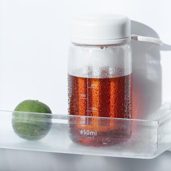 450/600ML Cold Brew Cup with Scale Filter Food Grade Large Capacity Portable Travel Tea Bottle Cold Brew Coffee Maker Jar