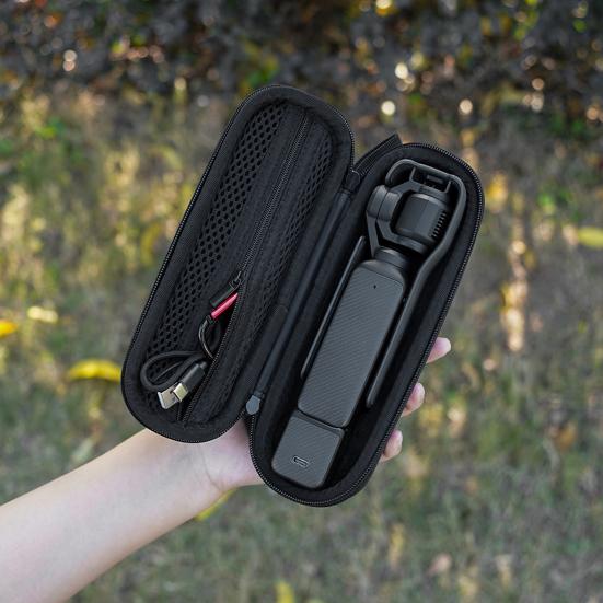 Vlogging Camera Carrying Case for DJI OSMO POCKET 3 Shockproof Zipper Portable Travel Hard Shell Storage Bag Protective Box Video Camera Accessories