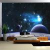 Mural Wallpaper 3D Universe Space Star Planet Wall Mural Living Room Sofa Bedroom Decor Wall Mural 3D Wall Paper
