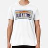 OUTATIME Back To the Future Licence Plate T-Shirt S-5XL Best T-Shirt