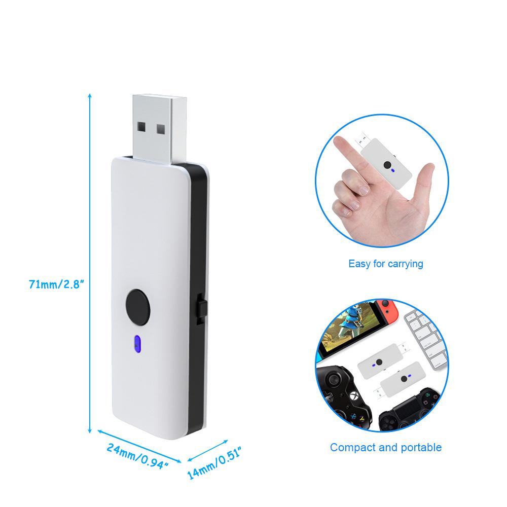 Адаптер беспроводного контроллера для Switch, совместимый с Bluetooth, конвертер геймпада для Sony //для PS3 для One/S Gaming