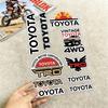 FOR TOYOTA TRO GR Universal Waterproof Reflective Decorative Decals Scratch Hide For Car Motorcycle Helmet Water Cup Fridge