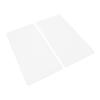 2PCS Embossing Mat Plates 3mm Thick Acrylic Backing Pad for Paper Leather Fabric Crafting Scrapbooking Card Making