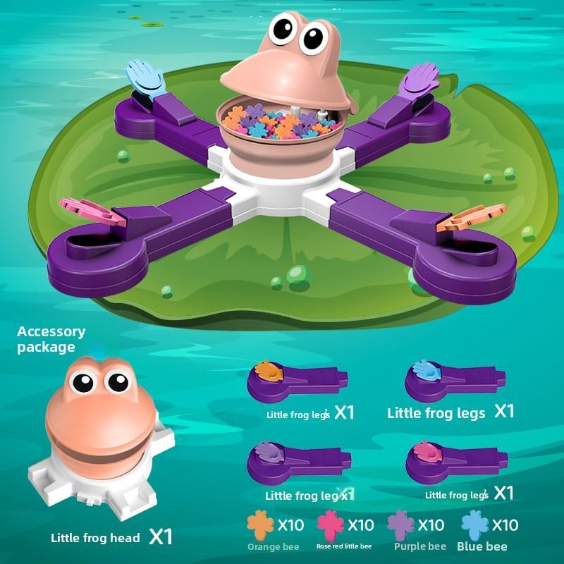 Интерактивная игрушка «Приключения лягушонка» для детей, работает от батареек, для семейных игр и познавательного развлечения