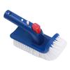 Pool Step Brush with 180 degrees  Rotation Handle Fine Bristles Pool Corner Scrubber Brush for Inground Above Ground