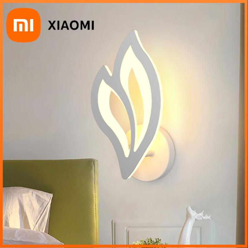 Xiaomi Современные светодиодные настенные светильники для декора гостиной, настенные светильники для интерьера, прикроватные светильники, внутреннее освещение, настенный декор, роскошные настенные светильники