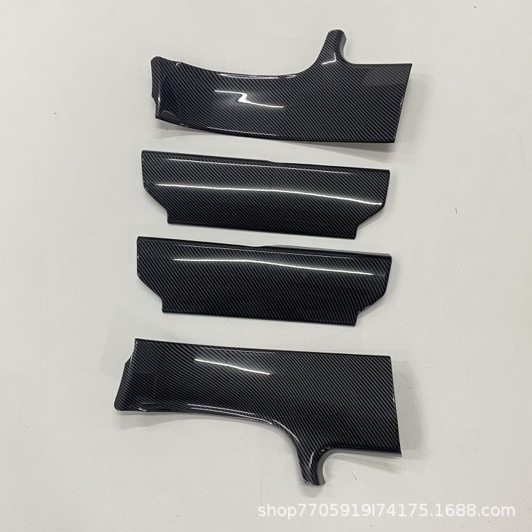 Land Rover Velar Carbon Fiber Pattern Welcome Pedals and Sill Strips for Interior & Exterior Protection